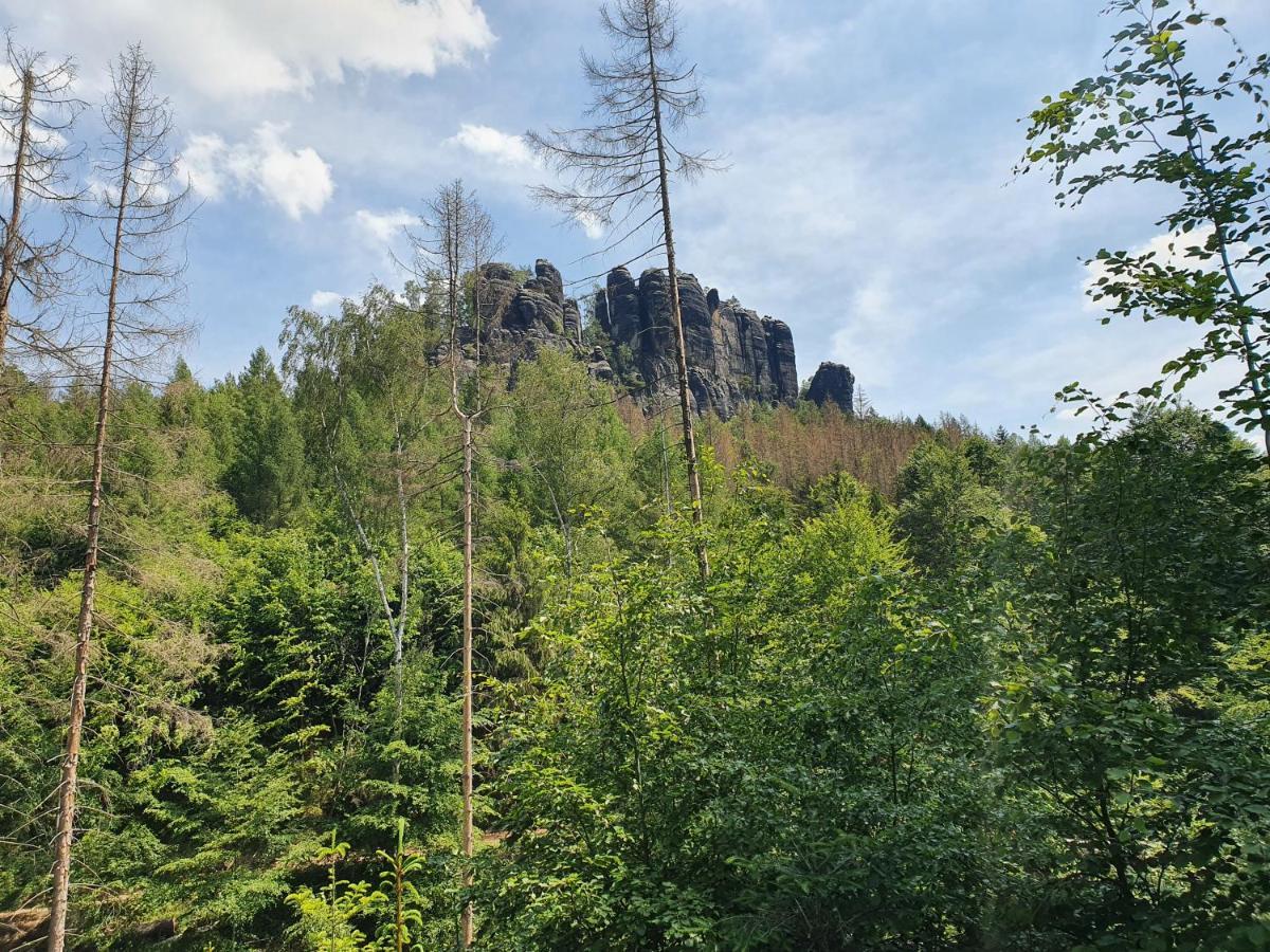 Fewo-Hierundjetzt Lichtenhain Bei Sebnitz Am Malerweg Bagian luar foto